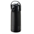 2.2 Liter Plastic Black Matte Sight Glass Lined Airpot / Decaf